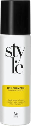 Style Dry Shampoo, Shampoo a Secco per Capelli con Azione Volumizzante, Formula con Amido Di Mais per Capelli Freschi e Leggeri, Ideale per Tutti i Tipi di Capelli, Uso Rapido e Pratico, 150 ml