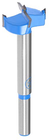 Sourcingmap Forstnerbohrer, 24 mm, Wolframkarbid, Holzlochsäge, Schlangenöffner, Holzbearbeitung, Scharnierlochbohrer, Bohrkrone (blau, grau)