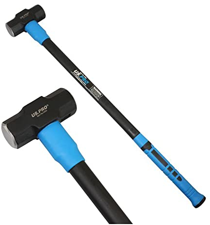 US Pro Vorschlaghammer, 91,4 cm, 2,7 kg, 900 mm, doppelseitig mit Fiberglas-Hand