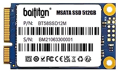 BAITITON MSATA 512GB SSD 512 Go SSD