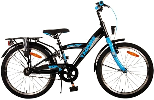 Volare Thombike Kinderfahrrad - Jungen - 20 Zoll - Schwarz Blau