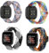 KASESSS 4 Stück Kompatibel Mit Fitbit Versa 3/4 Und Sense Armband - Einstellbare Weiche Woven Übung Armbänder Für Damen Und Männer