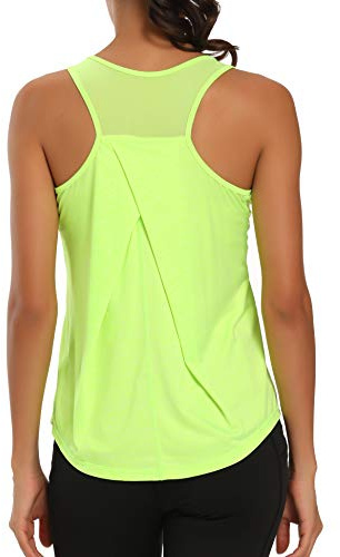 Dawnrole Camisetas Tirantes Mujer Gimnasia Yoga Corriendo Atlético Tops