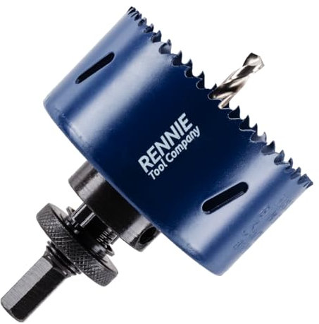 73mm Hole Saw Bi-Metal With Arbor And Pilot Drill For Drilling/Cutting Wood, Plastic, Metal Sheet, Stainless Steel, Pipes, Drywall, Circular Holesaw Set M35 5% Cobalt Bi Metal Hole Cutter