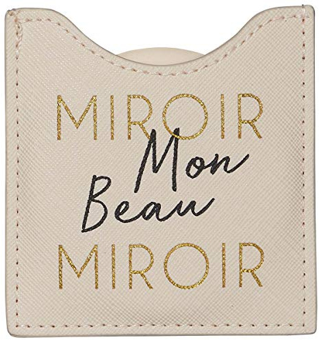 DRAEGER PARIS 1886 Espejo Redondo de Bolsillo para Llevar a Cualquier Parte cumpleaños, Todas Las Ocasiones. Dimensiones: 8,5 x 8 cm 76005940 Small