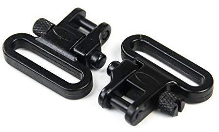 GUGULUZA QD Sling Swivel - Juego de 2 correas de cierre rápido para armas y tornillos para postes de madera