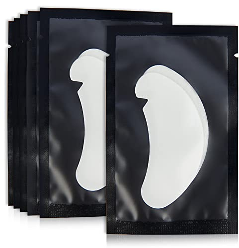 Lunamoon 100 pares Almohadillas de Ojos para Extensiones de Pestañas Parches Extensiones de Pestañas Eyelashes Extension Pads