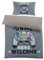 HOMHOMHA Gamer Bedding Set Single Gaming Duvet Cover Set for Kids Boys Youth Teens Gray Gamepad Bed Duvet Video Games Quilt Cover Modern Bedroom Decor, Single 135 x 200 cm