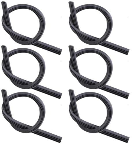 Scheibenwischer Gummi, 6 Stück Scheibenwischer Ersatz, Auto Scheibenwischer, Wischergummi Scheibenwischer, Universal Wischergummi Kompatibel mit Allen Scheibenwischern(700mm)