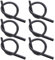 Tergicristalli in gomma, 6 pezzi, ricambio per tergicristalli, tergicristalli in gomma universale, compatibile con tutti i tergicristalli (700 mm)