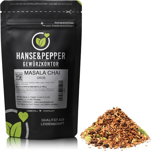 500g Masala Chai Gewürztee Mischung grob Chai Spiced Black Tea Gewürzmischung