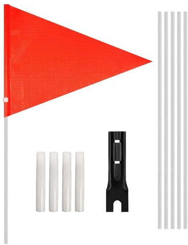 KOAHDE Einstellbar Fahrradfahne Sicherheitswimpel,Fahrradwimpel Kinder Fahrrad Wimpel,Fahrradanhänger Fahne Roller,Fahrrad Wimpel Höhenverstellbar,Fahrradwimpel Verstellbare Fahrradfahnenwimpel