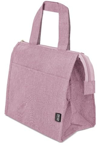 ROMA RETAIL Bolsa Térmica Portaalimentos, Bolsa comida, Bolsa nevera, Bolsa Tupper, Aislante, Tartera (Rosa)