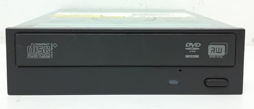 COMPUCLEAR Internal DVD Drive, DVD-RW CD-RW ROM Rewriter for Laptop/Desktop PC 24x Write Speed (Bare Drive) - Black DVD Super Multi DL, SATA