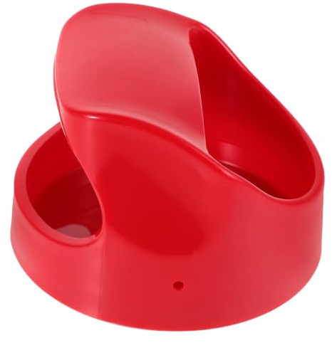 VICASKY Pousseurs de Hockey à Air Rouges en Abs avec Design Unique et Prise Confortable pour Table de Jeu Air Hockey Adultes
