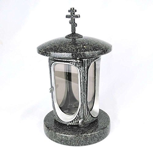 designgrab Lampe Funéraire avec Croix orthodoxem