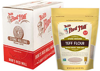 Bob's Red Mill Teff Flour 20 oz (Pack of 4)