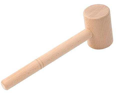 Angoily 1stk Krabben SCHL?Gel Naturholzhammer Krabbenbein-Gadget Meeresfrüchte Hammer Krabbenhämmer Meeresfrüchte- -Werkzeug Krabbenbein- Kleine Werkzeuge Hölzern Kind