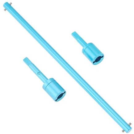 Be In Your Mind 1Set 1/10 Model Flat Sports Car Aluminum Drive Shaft & Joint Set Replacement Compatible with Tami-ya 1/10 TT-01 TT-02 Remote Control Car Upgrade Modification
