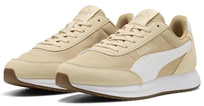 Puma Sneaker Unisex R78 Lightwind, Sand Dune Puma Tela Bianca, 43 EU