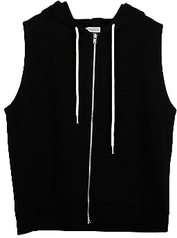 Générique Felpa senza maniche da donna, con cappuccio, leggero, con cerniera, con coulisse, con cappuccio, casual, per uso quotidiano, cappotti per la casa, tinta unita