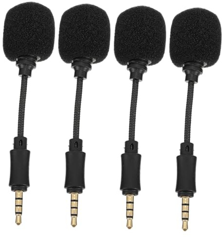 ERINGOGO 4piezas Micrófono Cancelación De Ruido De Polos para Pc Micrófono Línea Profesional para Cantar