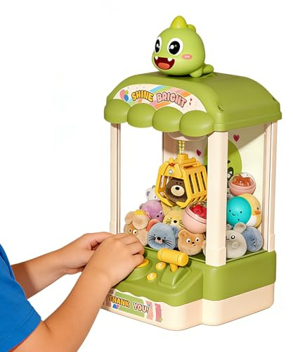 Macchina per artigli grande per bambini - Mini macchina per afferrare caramelle da gioco, Gashapon per cartoni animati per ragazze | Dispenser di dolci con macchine da gioco Festa di complean