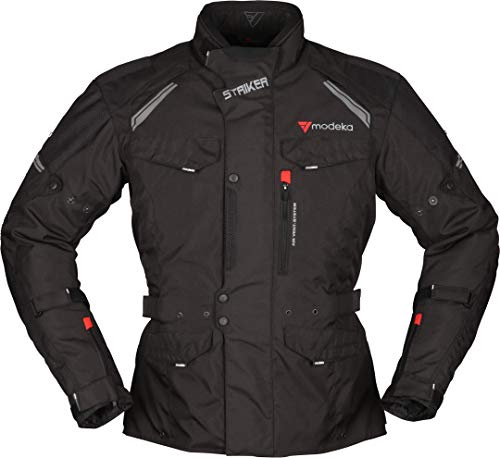 Modeka Striker II Motorcykel textiljacka (svart, lång XL)