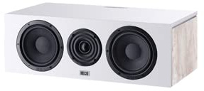 HECO Aurora Center 30 2-Way, 5 Center Channel Speaker for Crisp, Clear Dialogue in White