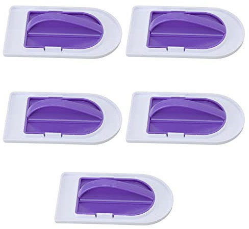 Outil de Lissage de Gâteau, 5 Pièces de Lisseur de Gâteau de Fondant en Plastique de Qualité Alimentaire