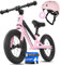FAST N FUN Laufrad ab 2 Jahre mit Kinderhelm im Set | Ultraleicht mit Tragegriff, Magnesiumrahmen, 12 Zoll Räder, Fußstütze und Ergonomischer höhenverstellbarer Sitz | Outdoor Balance Bike