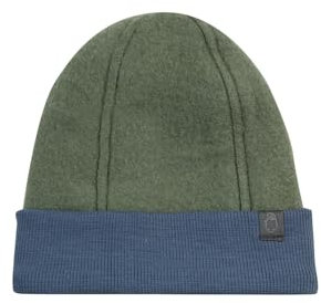 Dilling Mütze aus Merino Wollfleece für Babys - Waldgrün Einheitsgröße