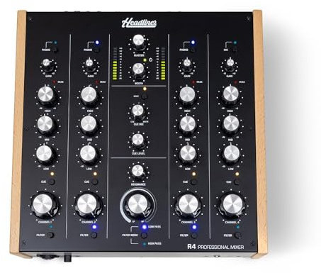 Headliner R4 4-Kanal Rotary DJ-Mixer