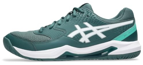 Asics Men's Gel-Dedicate 8 Tennis Shoes, Dark Neptune/White, 9.5