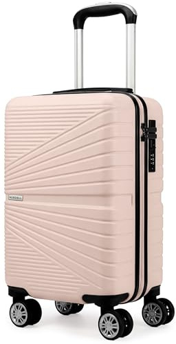 unycos - Maleta Underseat Rígida 20 L, 40 x 25 x 20 cm, Rosa (Lite) | Equipaje de Mano Bajo el Asiento, Formato XXS de 2 kg, Ruedas 360° Extraíbles, Asa Ajustable, Cerradura e Interior Organizado