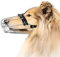 BRONZEDOG Drahtkorb Hund Maulkorb Metall Hund Maulkorb Leder verstellbar (Size 8: Greyhound & Collie)