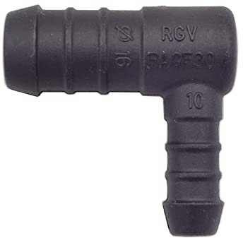 1 x YOU.S Original Schlauchverbinder Zwischenstück RGV Ø 16x10 mm 90° Winkel - L Form
