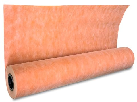 Rouleau de bande de membrane d'étanchéité pour douche - Sous-couche de carrelage pour murs et sols de hammam - 1,9 m x 2,8 m