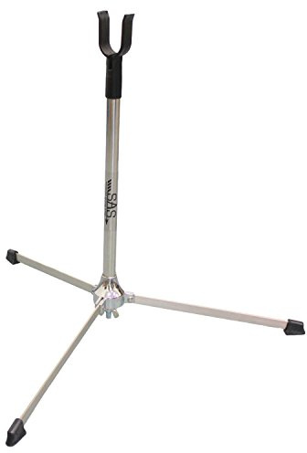 SAS Stainless Steel Heavy Duty Bow Stand for Recurve Bow Longbow Takedown Bow