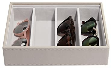 Stackers Taupe Klassich Schmuckschatulle für Schmuckkästchen Brillen/Accessoires