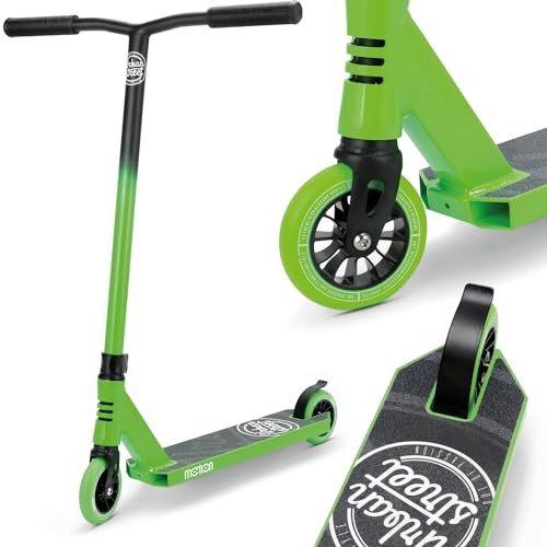 Motion Trottinette Stunt | Urban Pro (Noir-Vert)