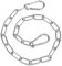 Amabro Cadena de acero, cadena de acero inoxidable de 51 cm, cadena de acero inoxidable, cerradura de cadena de eslabones con cierres de resorte para vallas exteriores, cadenas en espiral, puertas de