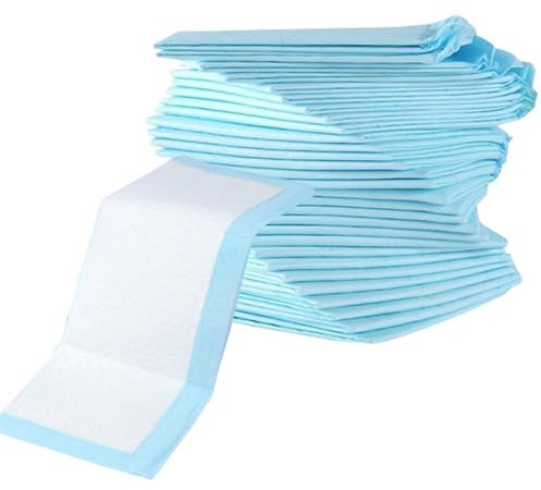 Fasciatoio impermeabile – 100 tappetini per fasciatoio, per adulti, traspiranti e assorbenti, design 5 strati, per , cuccioli e adulti, 33 x 45 cm, in tessuto non tessuto