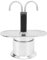 Yosoo Health Gear Cafetera Exprés de Aluminio, Cafetera Exprés, Percoladora Italiana Clásica, Máquina de Moca para café Cubano, Mini Cafetera Doble, Portátil de Acero Inoxidable Eléctrico (Base