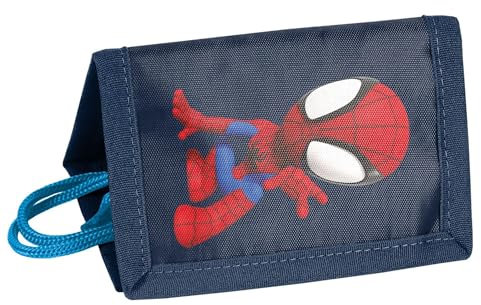 PASO Kinder Portemonnaie 12x8x1,5 cm - Spidey
