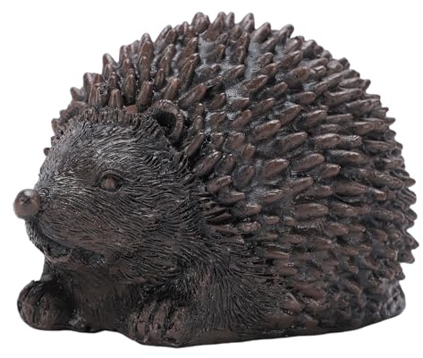 Jectse Cache-clés Hérisson D'extérieur, Statue de Jardin Résistante aux Intempéries, Cachette Décorative pour les Amateurs de Géocaching