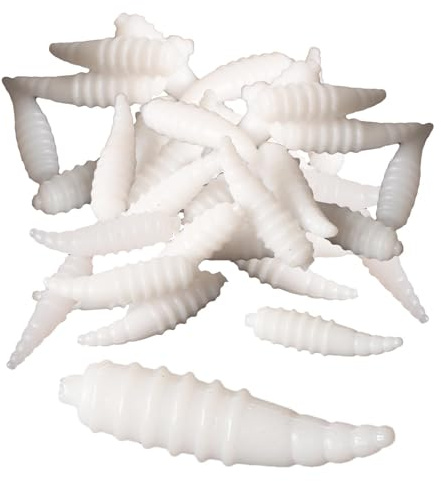 Fishing Worm, Bass Fishing Worm Kit,50st mjukt bröd maskbete | Fiskebete för ormhuvud, saltvatten, sötvatten, gädda, blågäl, öring