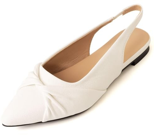 Bailarinas para mujer, elegantes, transpirables, cómodas, Slip-on de verano, zapatos de baile deportivos con cordones, zapatos de bailarina blancos, zapatos Mary Jane ligeros Slip-on con cordones
