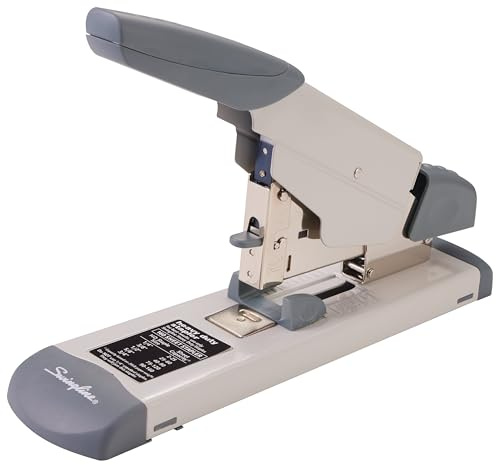 Swingline Heavy Duty Stapler, 160 Sheet Capacity, Includes Alignment Guide, Desktop Stapling, Platinum (39002)