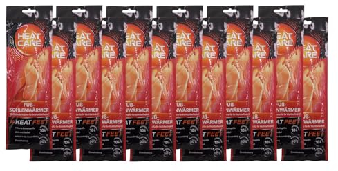 HEAT FEET 12 Paar Fußsohlenwärmer Wärmesohlen Schuhwärmer Sohle Fußwärmer